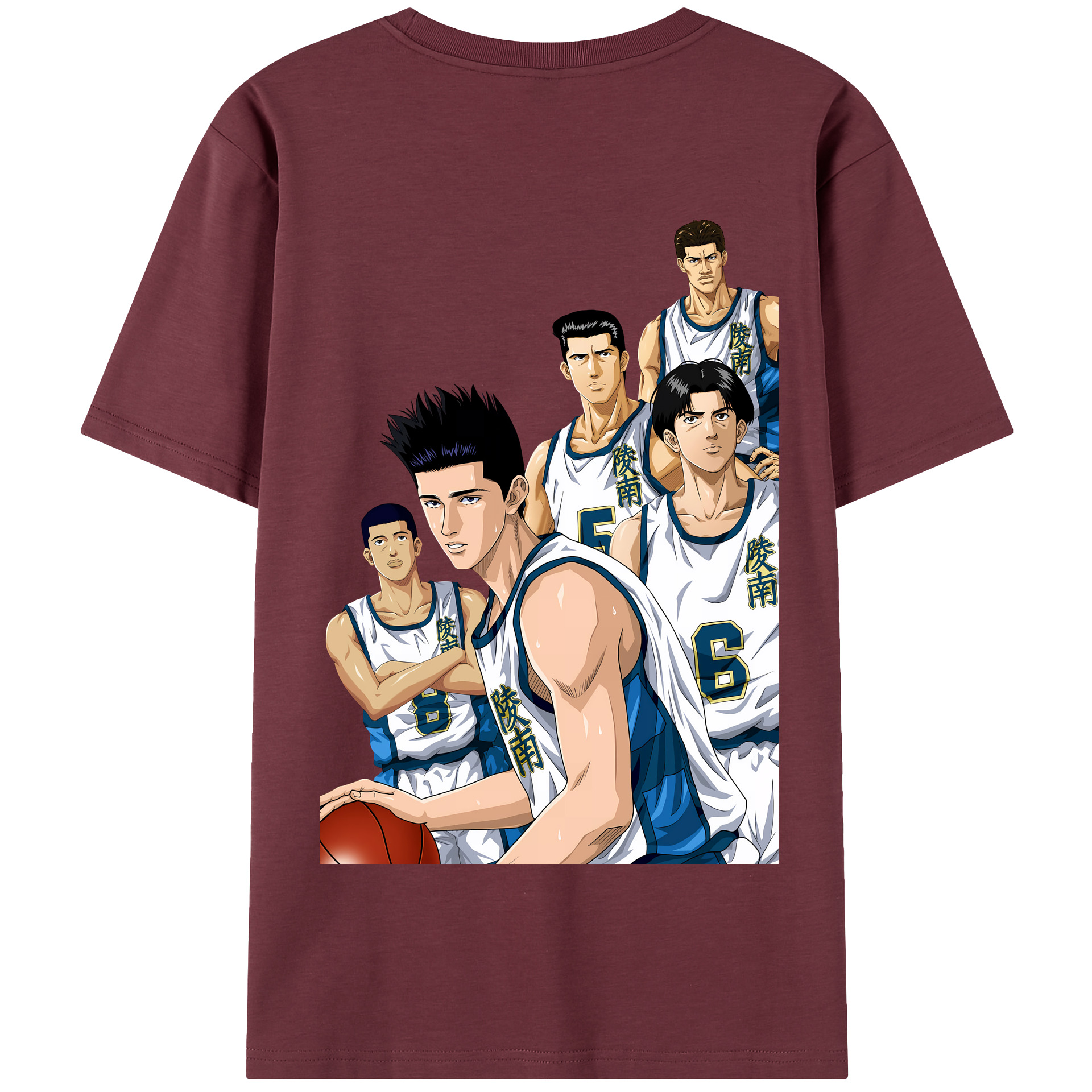 SLAM DUNK／スラムダンク 綿100％半袖Tシャツ（背面プリント）